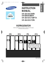 Samsung SR-S29FTA Instruction Manual preview