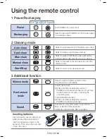 Preview for 16 page of Samsung SR20H9050U User Manual