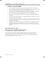 Preview for 4 page of Samsung SR8825 User Manual