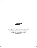 Preview for 96 page of Samsung SR8940 User Manual