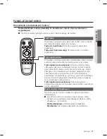 Preview for 37 page of Samsung SR8980 Instrukcja Obs?Ugi