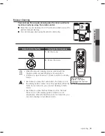 Preview for 249 page of Samsung SR8980 Instrukcja Obs?Ugi