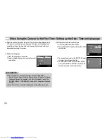 Предварительный просмотр 17 страницы Samsung SRC-A3 - Genuine Digital Camera NV11 User Manual