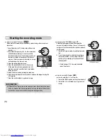 Предварительный просмотр 19 страницы Samsung SRC-A3 - Genuine Digital Camera NV11 User Manual