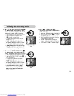 Предварительный просмотр 20 страницы Samsung SRC-A3 - Genuine Digital Camera NV11 User Manual