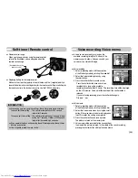 Предварительный просмотр 36 страницы Samsung SRC-A3 - Genuine Digital Camera NV11 User Manual