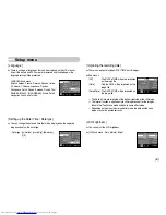 Предварительный просмотр 62 страницы Samsung SRC-A3 - Genuine Digital Camera NV11 User Manual