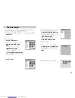 Предварительный просмотр 80 страницы Samsung SRC-A3 - Genuine Digital Camera NV11 User Manual