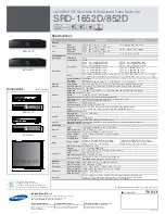 Предварительный просмотр 2 страницы Samsung SRD-1652D Quick Manual