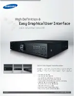 Preview for 1 page of Samsung SRD-1670D Quick Manual