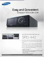 Samsung SRD-442 Specifications preview