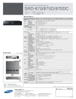 Предварительный просмотр 2 страницы Samsung SRD-870 Quick Start Manual