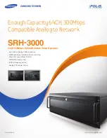 Samsung SRH-3000 Specifications preview