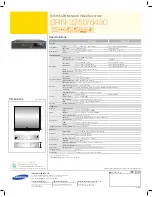 Preview for 2 page of Samsung SRN-3250 Specifications