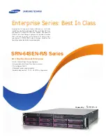 Preview for 1 page of Samsung SRN-64SEN-R Series Brochure & Specs