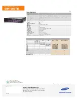 Preview for 2 page of Samsung SRN-64SEN-R Series Brochure & Specs