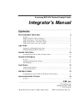 Samsung SRP-350 Bixolon Integrator'S Manual preview