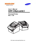 Preview for 1 page of Samsung SRP-350plusA&C User Manual