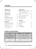 Preview for 3 page of Samsung SS75N80 Series User Manual