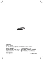 Предварительный просмотр 16 страницы Samsung SSA-R1000 User Manual