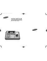 Samsung SSC-1000 User Manual preview