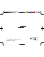 Предварительный просмотр 144 страницы Samsung ST550 Quick Start Manual