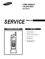 Preview for 1 page of Samsung STH-N375 Service Manual