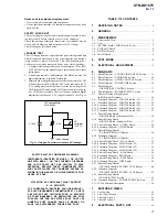 Preview for 3 page of Samsung STR-DE1075 Service Manual