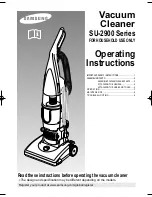 Preview for 1 page of Samsung SU2911 Operating Instructions Manual