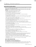 Предварительный просмотр 3 страницы Samsung SU88 Series User Manual