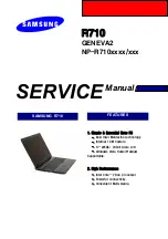 Preview for 4 page of Samsung Suede R710 Service Manual