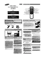 Samsung SV-170 Owner'S Manual preview