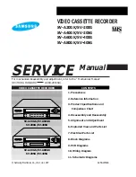 Samsung SV-200G Service Manual preview