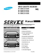 Samsung SV-200X Service Manual preview