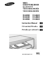 Samsung SV-261GX Instruction Manual preview