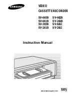 Samsung SV-261I Instruction Manual preview