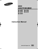 Samsung SV-271F Instruction Manual preview