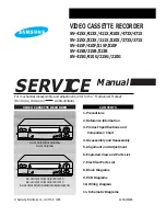 Preview for 1 page of Samsung SV-410X Service Manual