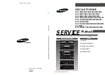 Preview for 1 page of Samsung SV-627F Service Manual