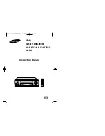 Samsung SV-643F Instruction Manual preview