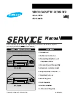 Samsung SV-A120G Service Manual preview