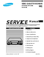 Samsung SV-A13G Service Manual предпросмотр