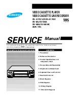 Samsung SV-A17GV Service Manual preview