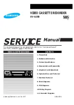 Preview for 1 page of Samsung SV-A25B Service Manual