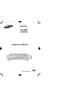 Samsung SV-DVD1E Instruction Manual preview