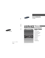 Samsung SV-DVD1E Service Manual preview