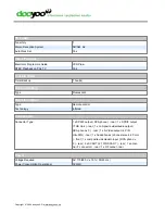 Preview for 3 page of Samsung SV-DVD1E Specifications