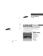 Preview for 1 page of Samsung SV-DVD1EA Service Manual