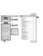 Preview for 2 page of Samsung SV-DVD3 Instruction Manual