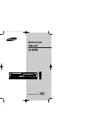 Preview for 1 page of Samsung SV-DVD50 Instruction Manual